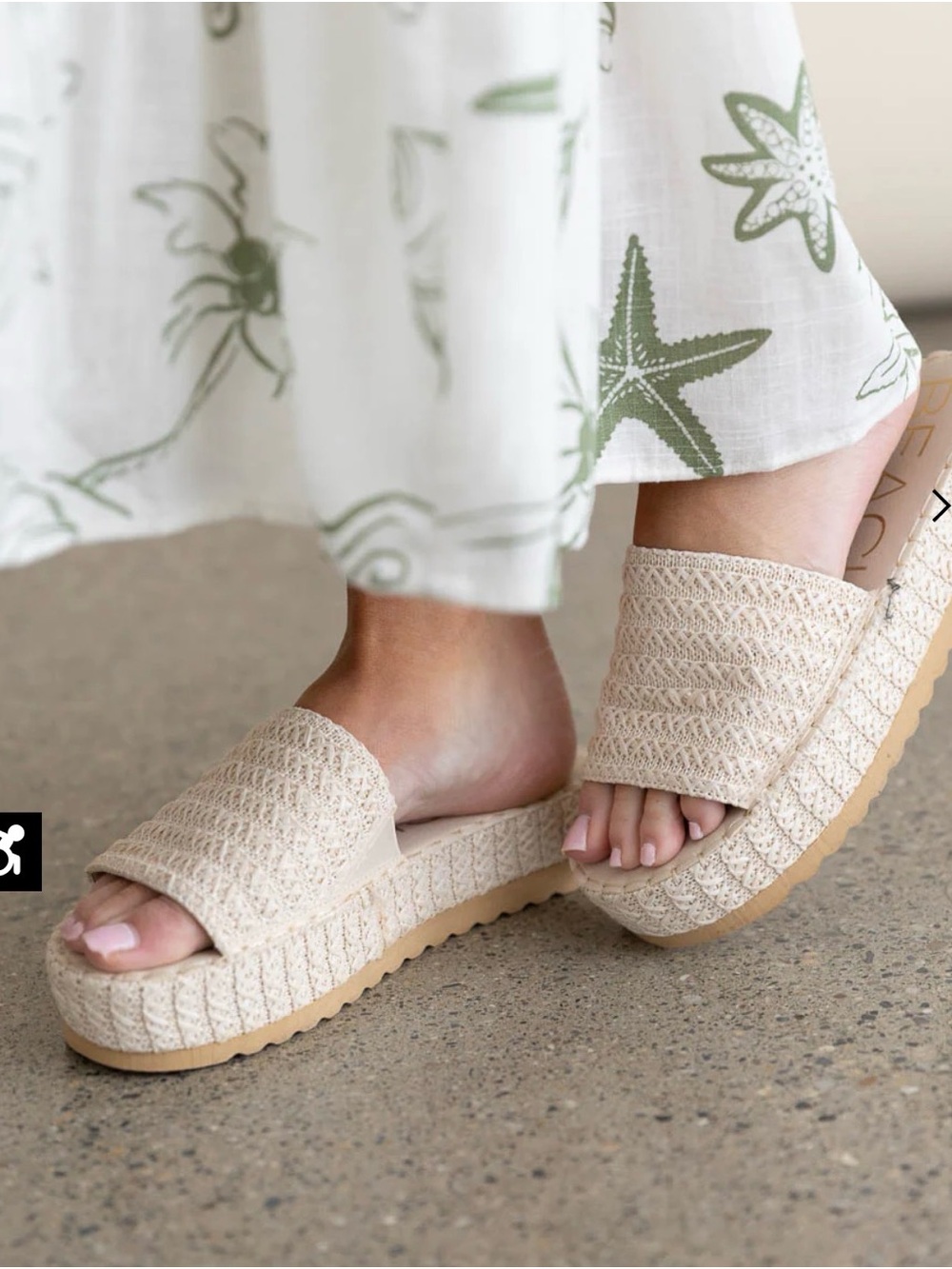 Beach by Matisse Del Mar Natural Espadrille Platform Sandals Boho Resort Sz 10